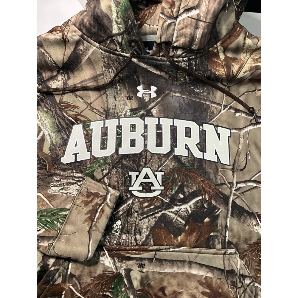 Under Armour‎ Auburn University Camo Hoodie Sweatshirt Small